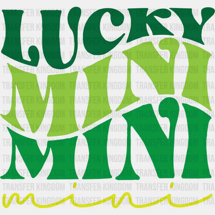 Lucky Mini Mini St. Patrick's Day Design - DTF heat transfer