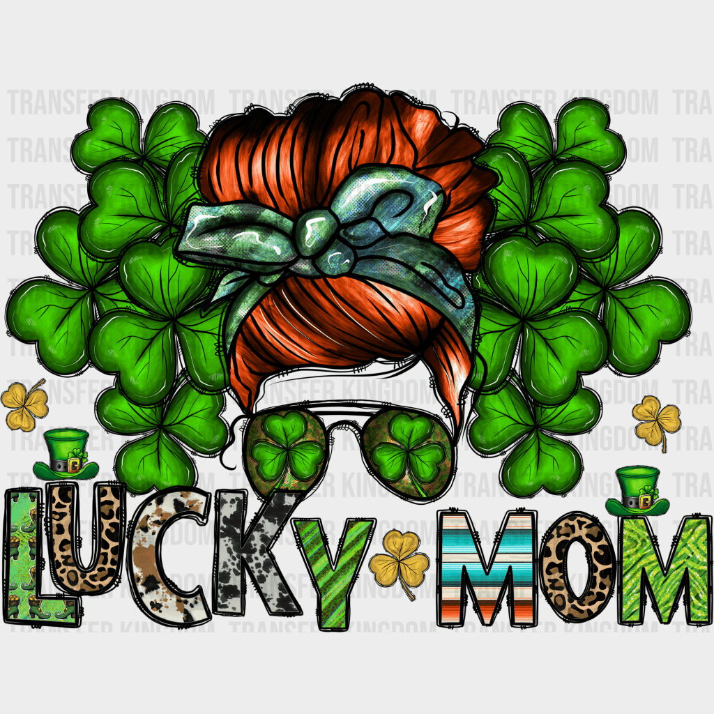 Lucky Mom St. Patrick's Day Design - DTF heat transfer - Transfer Kingdom