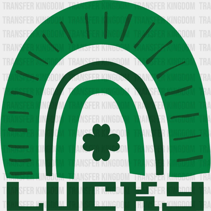 Lucky Shamrock Patch Design - St. Patrick's Day DTF heat transfer