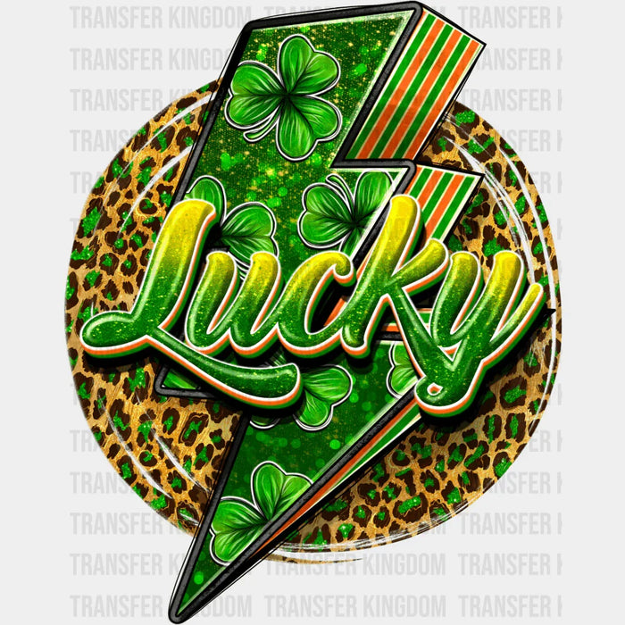 Happy St. Patrick's Day Lucky  Design - DTF heat transfer