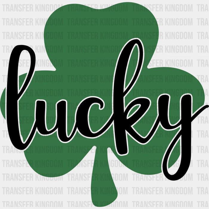 Lucky Green St. Patrick's Day Design - St. Patrick's Day DTF heat transfer