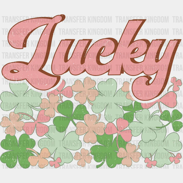 Lucky Pink St. Patrick's Day Design - St. Patrick's Day DTF heat transfer