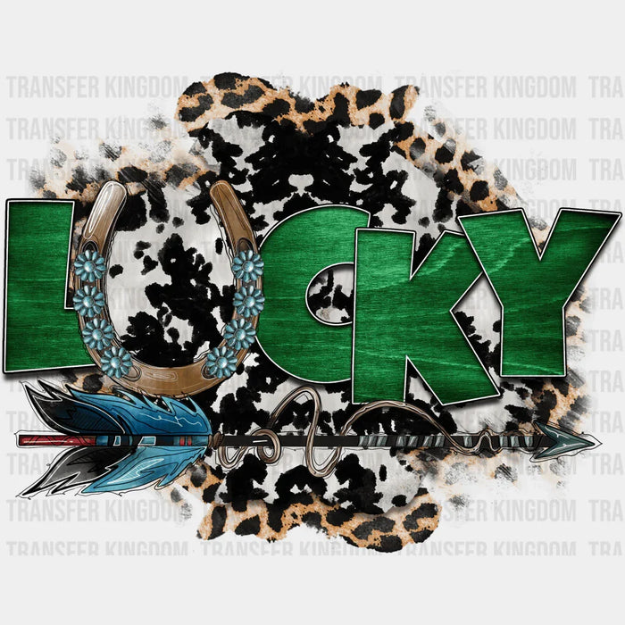 Lucky Arrow St. Patrick's Day Design - St. Patrick's Day DTF heat transfer