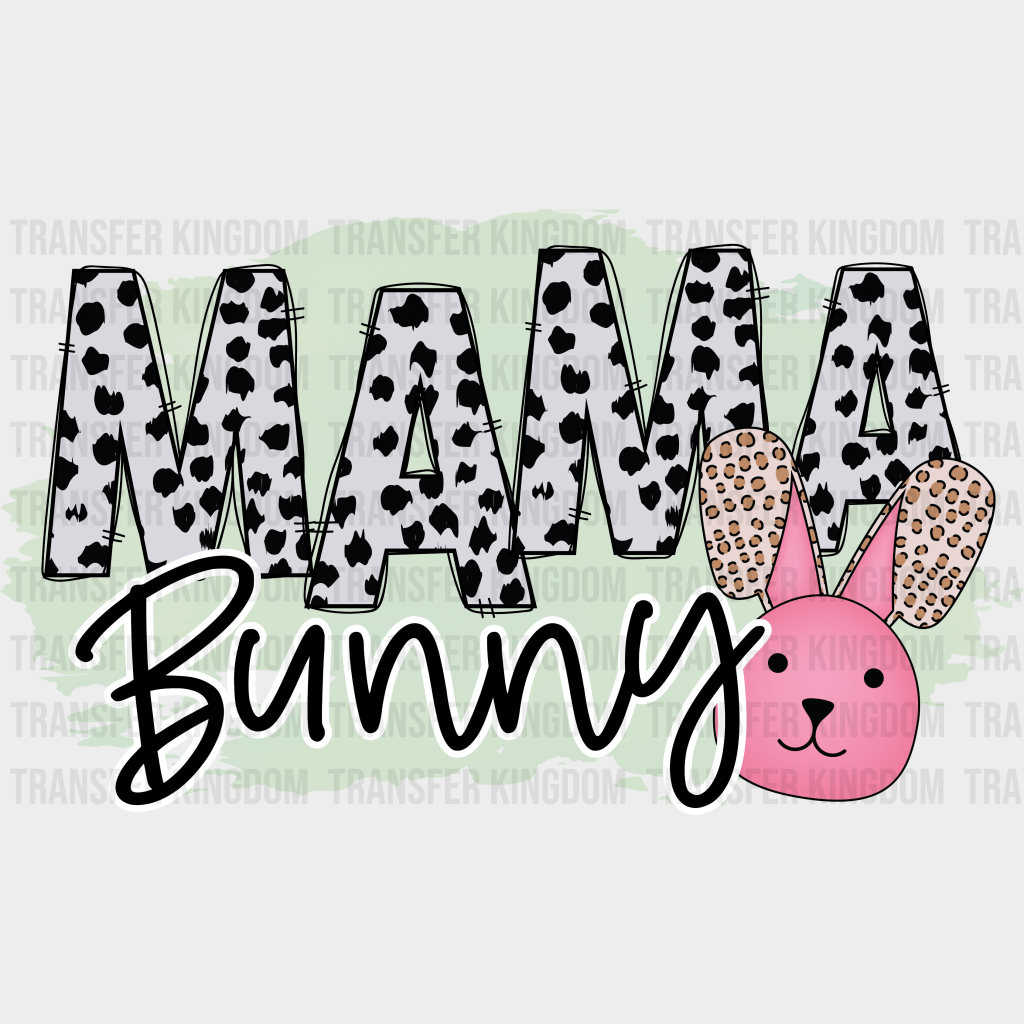 Mama Bunny Easter Design - DTF heat transfer - Transfer Kingdom