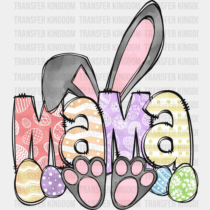 Mama Bunny Ears Easter Design - DTF heat transfer
