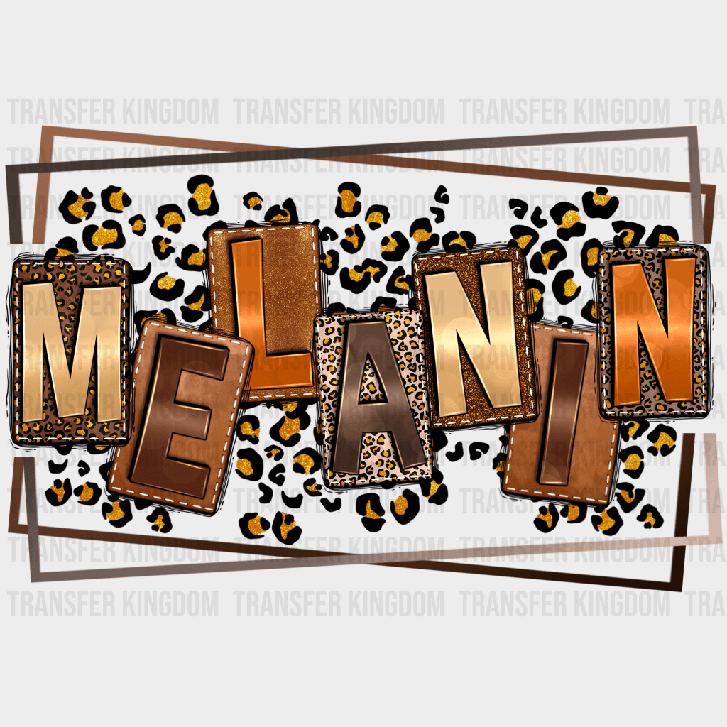 Melanin - BLM design DTF heat transfer - Transfer Kingdom