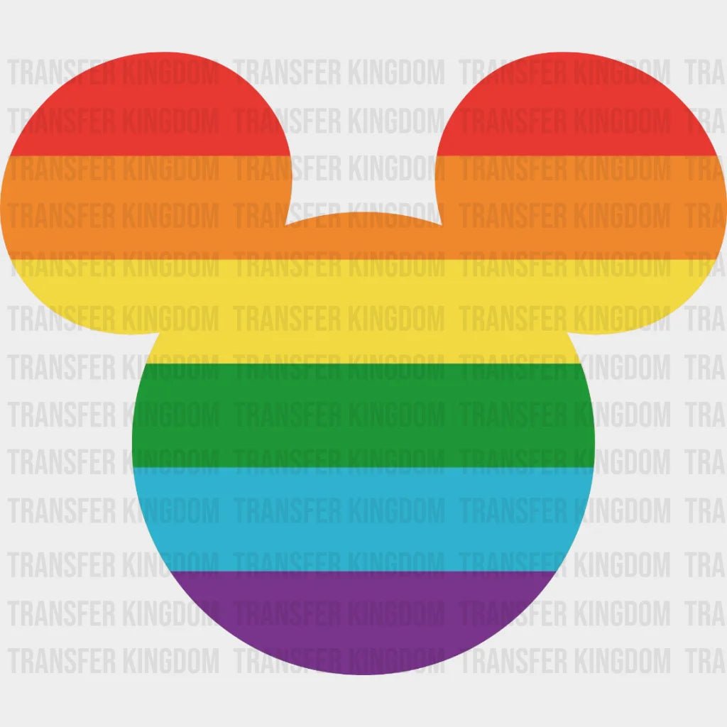 Mickey Mouse Pride Head - Lgbt Lgbt Support Pride Design Dtf Heat Transfer