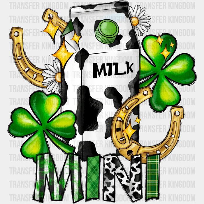Milk Mini St. Patrick's Day Design - DTF heat transfer