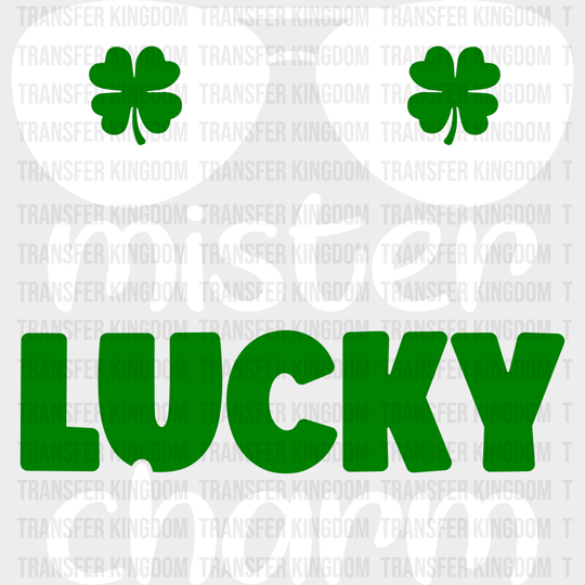 Mister Lucky Charm St. Patrick's Day Design - DTF heat transfer - Transfer Kingdom