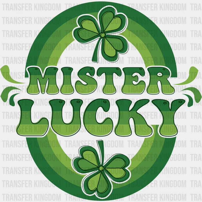 Mister Lucky St. Patrick's Day Design - DTF heat transfer