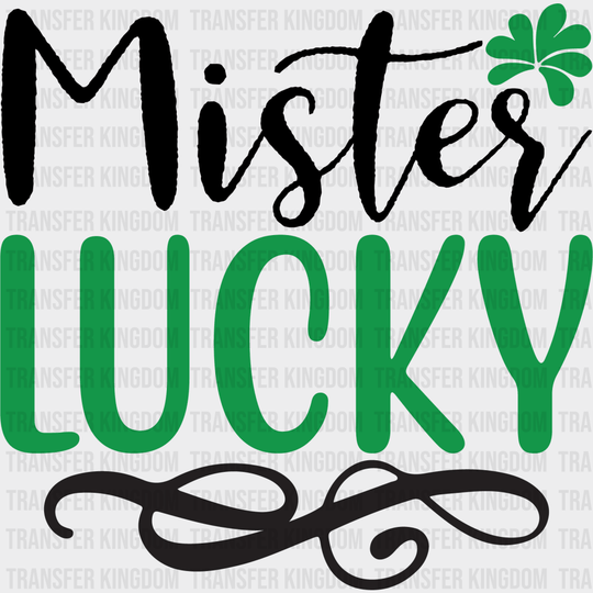 Mister Lucky St. Patrick's Day Design - DTF heat transfer - Transfer Kingdom