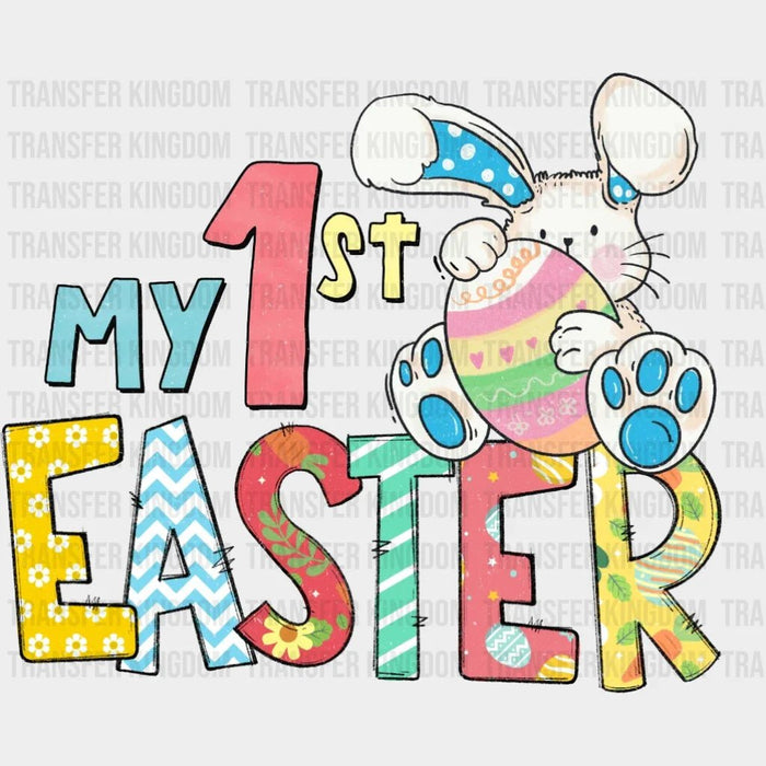 My 1st Easter Cute Bunny Design - DTF heat transfer