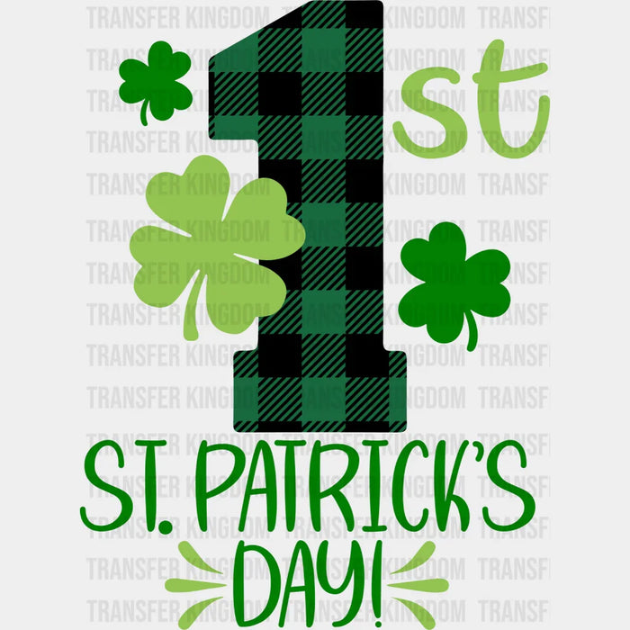 My 1st St. Happy Patrick's Day Design - DTF heat transfer