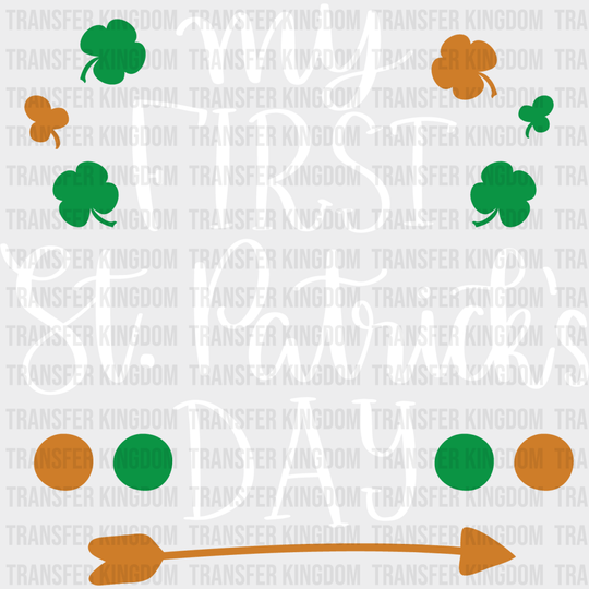 My First St. Patrick's Day Design - DTF heat transfer - Transfer Kingdom