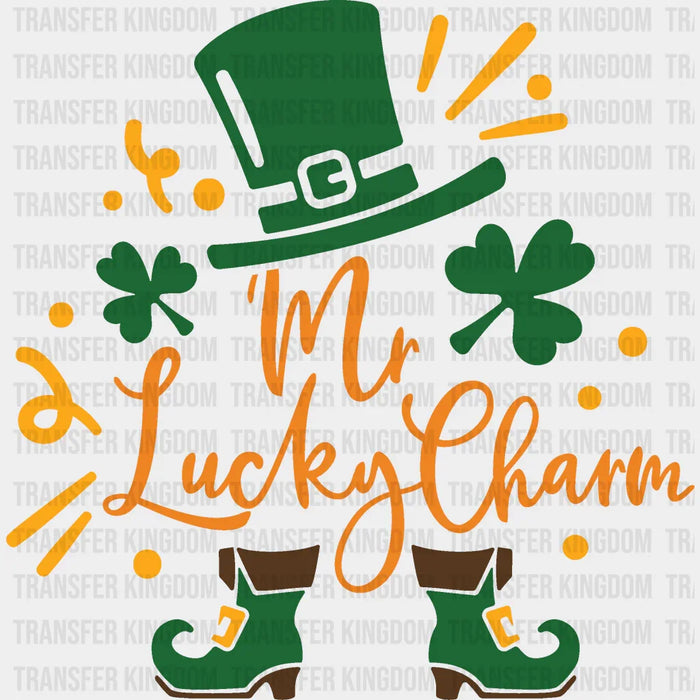 My Lucky Charm St. Patrick's Day Clovers Hat Design - DTF heat transfer