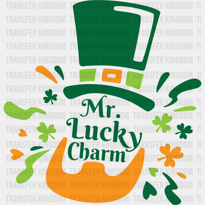 My Lucky Charm St. Patrick's Day Beard Hat Design - DTF heat transfer