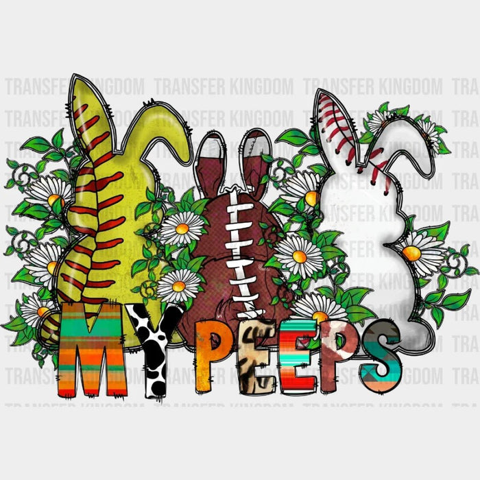My Peeps Ball Bunnies Design - DTF heat transfer