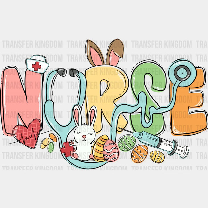 Nurse Easter Design - DTF heat transfer