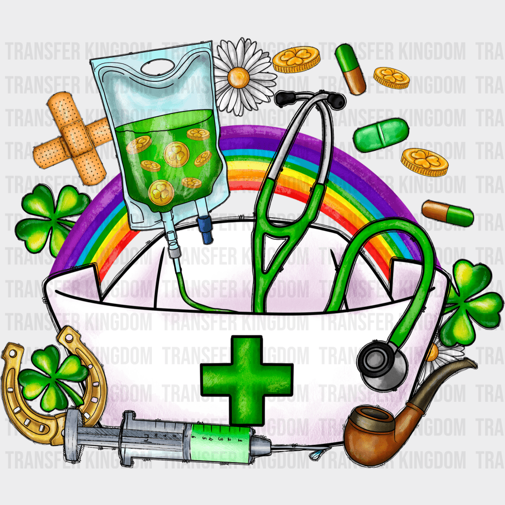 Nurse St. Patrick's Day Design - DTF heat transfer - Transfer Kingdom