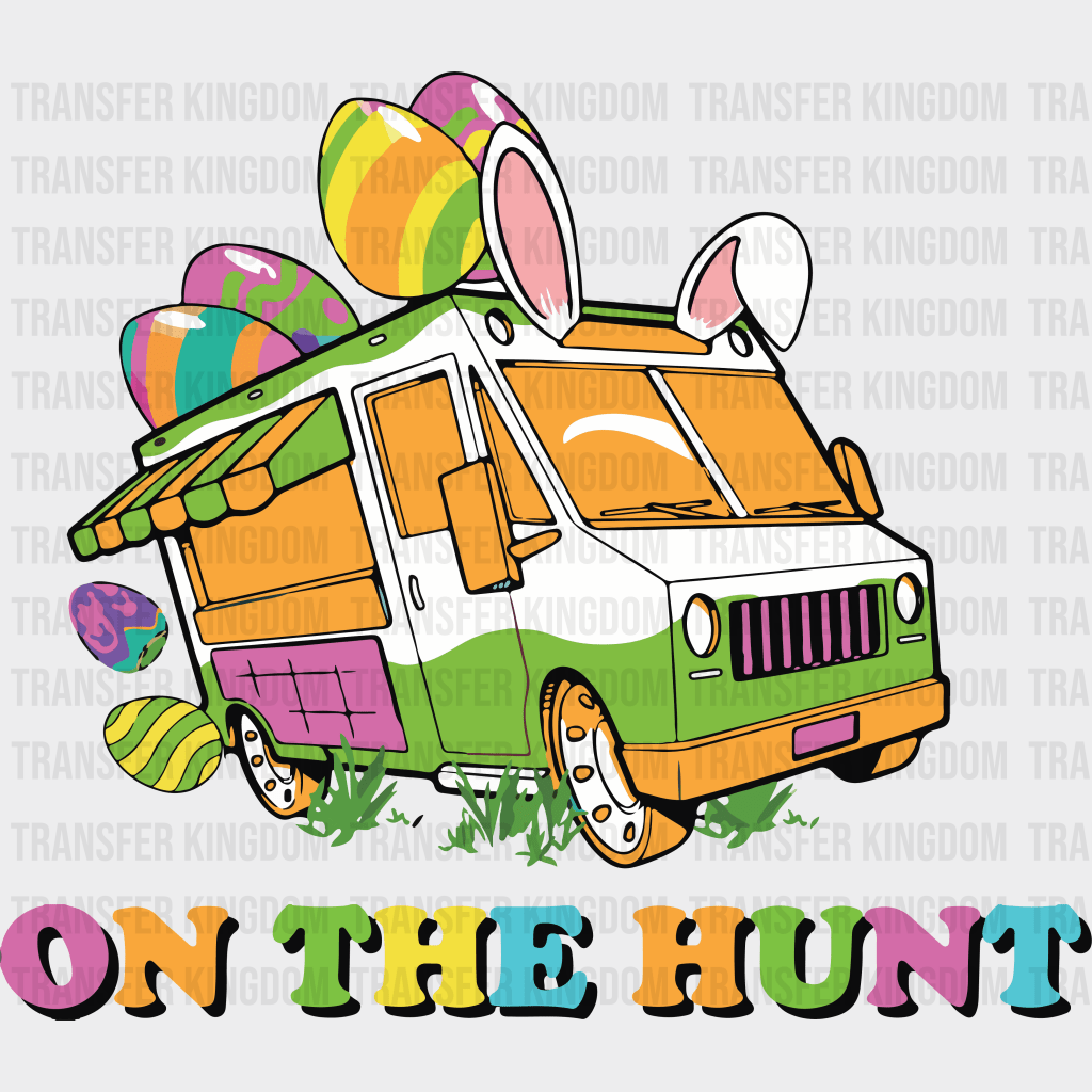 On The Hunt Easter Design - DTF heat transfer - Transfer Kingdom