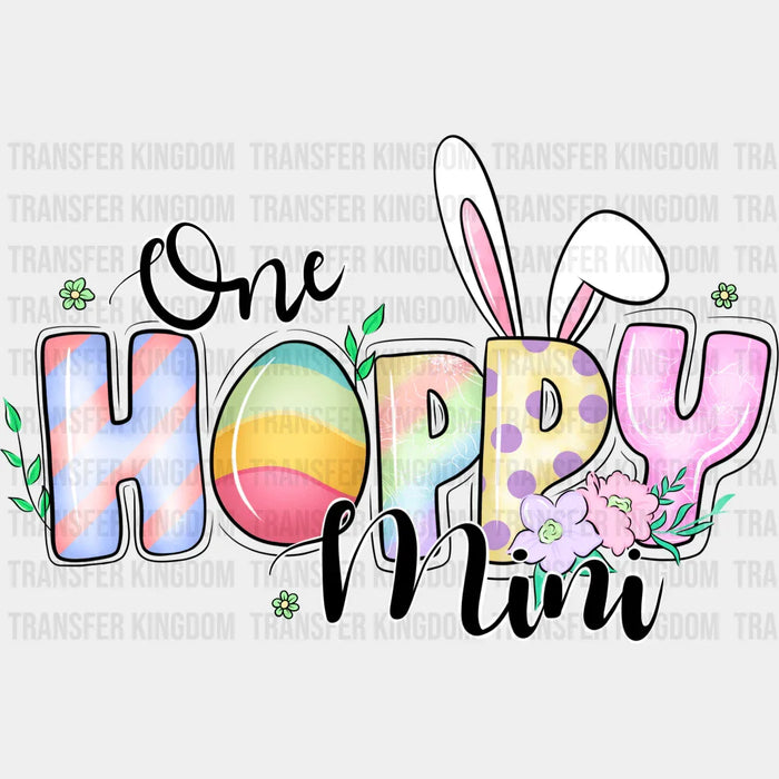 One Hoppy Mini Easter Design - DTF heat transfer