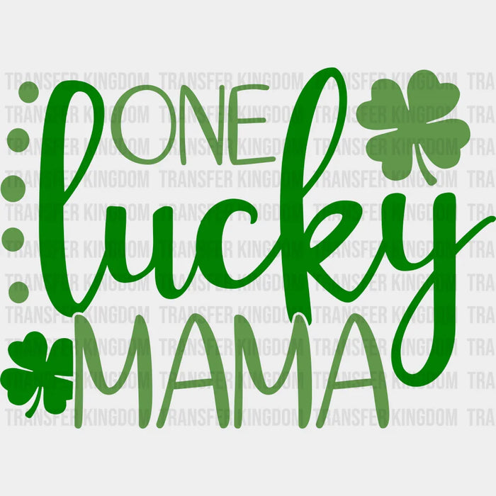 Lucky Mama Shamrock St. Patrick's Day Design - DTF heat transfer