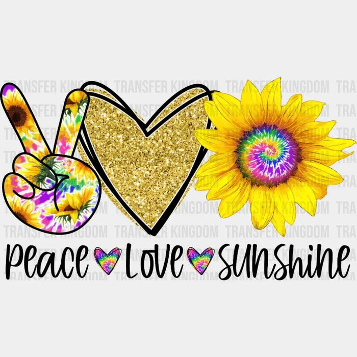 Peace Love Sunshine Mom - Cute Mom - Funny Mom - Design - DTF heat transfer