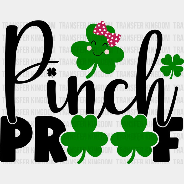 Smiles Pinch Proof St. Patrick's Day Design - DTF heat transfer