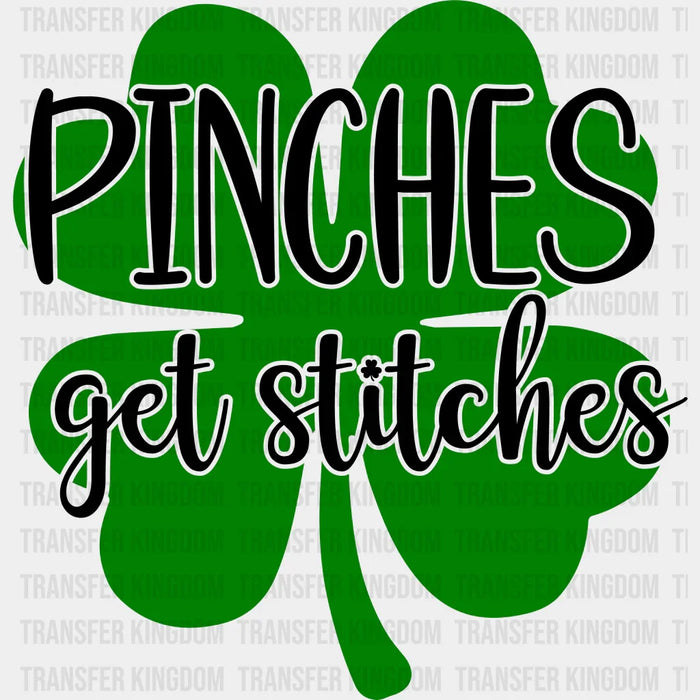 Get Stitches St. Patrick's Day Design - DTF heat transfer