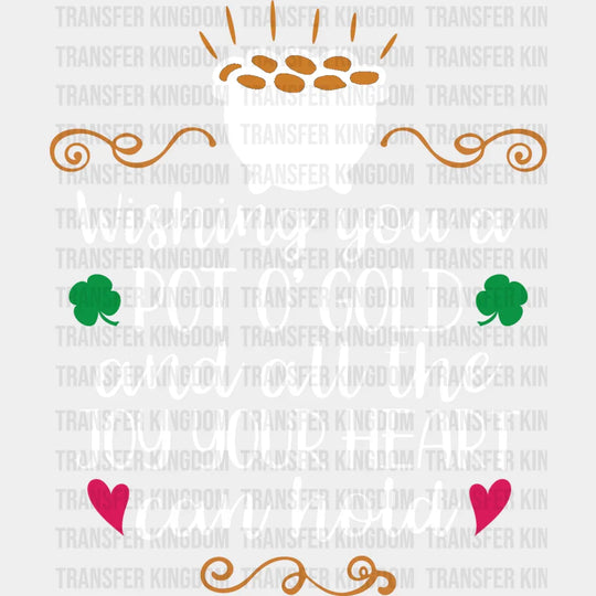 Pot'O Gold St. Patrick's Day Design - DTF heat transfer - Transfer Kingdom