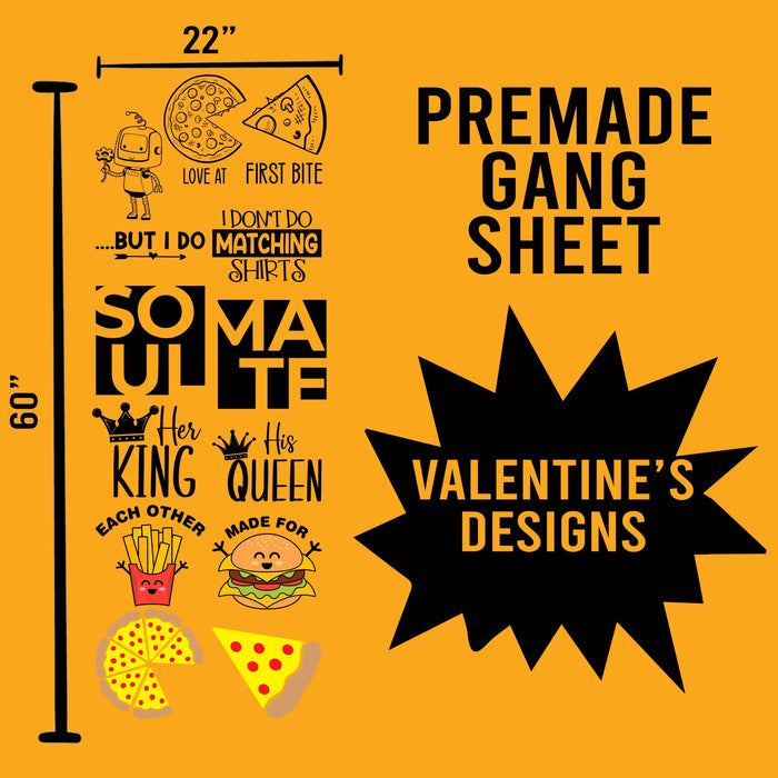 Valentine's Premade Gang sheet-22X60 (Version 9)