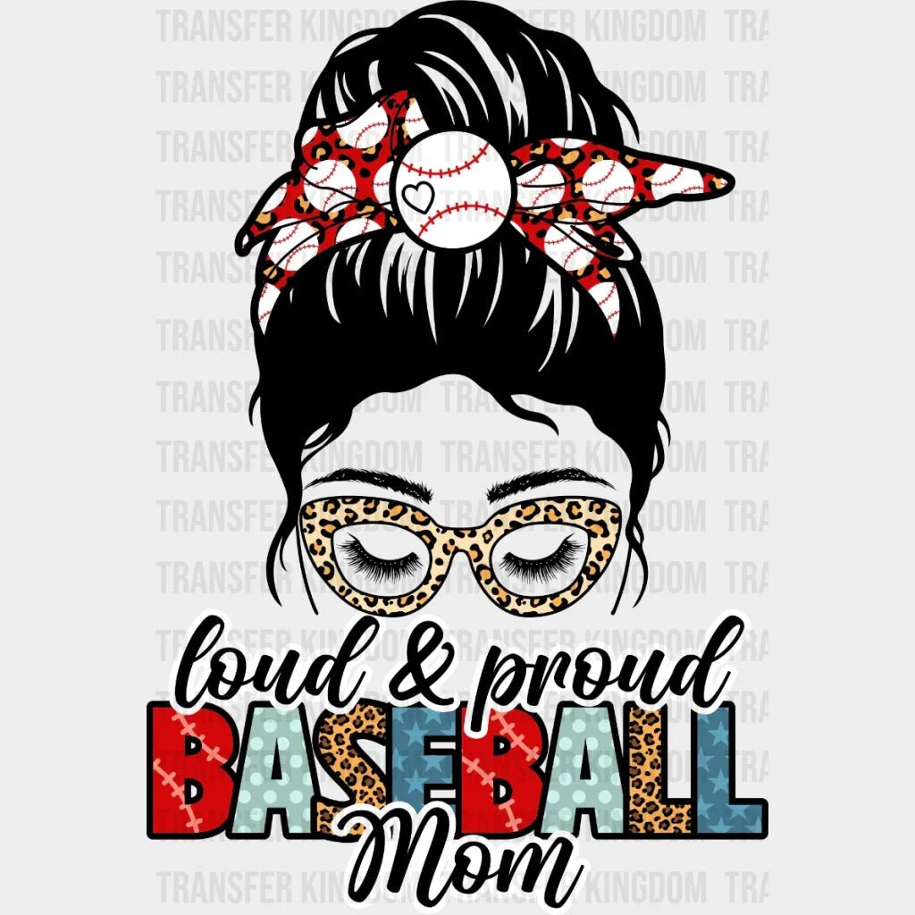 Proud Baseball Mom Dtf Transfer