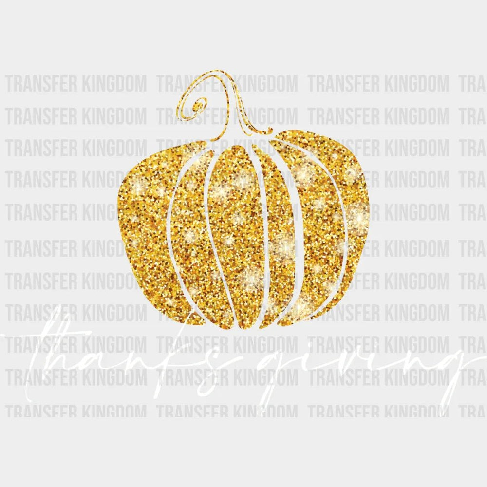 Pumpkin Thanksgiving Design - Dtf Heat Transfer