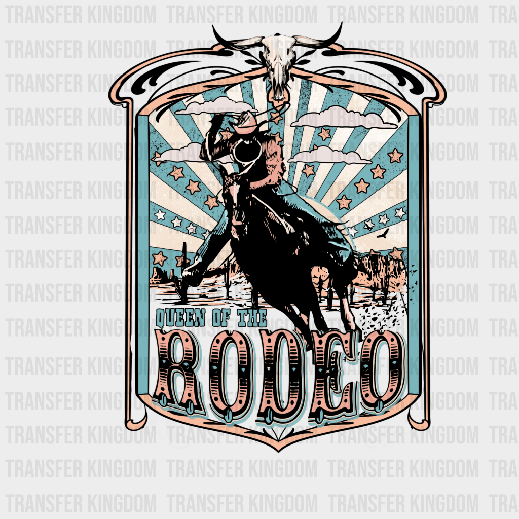 Queen Of The Rodeo - Rodeo Houston DTF Transfer - Transfer Kingdom