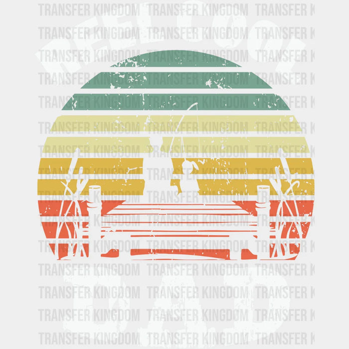 Reel Cool Dad Fishing Design - Father's Day DTF heat transfer