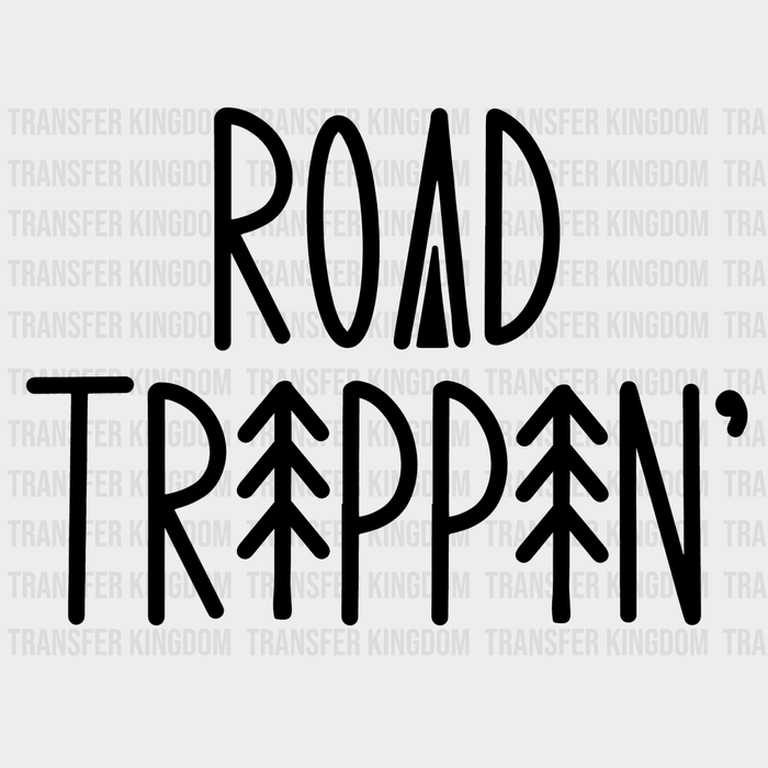 Road Trippin' Trees - Family Vacation Design - DTF heat transfer