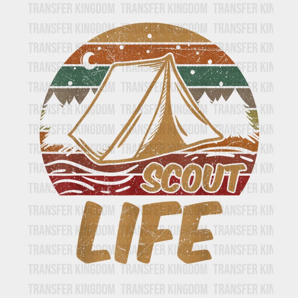 Scout Life Scouting Lovers Vintage Design - Dtf Heat Transfer