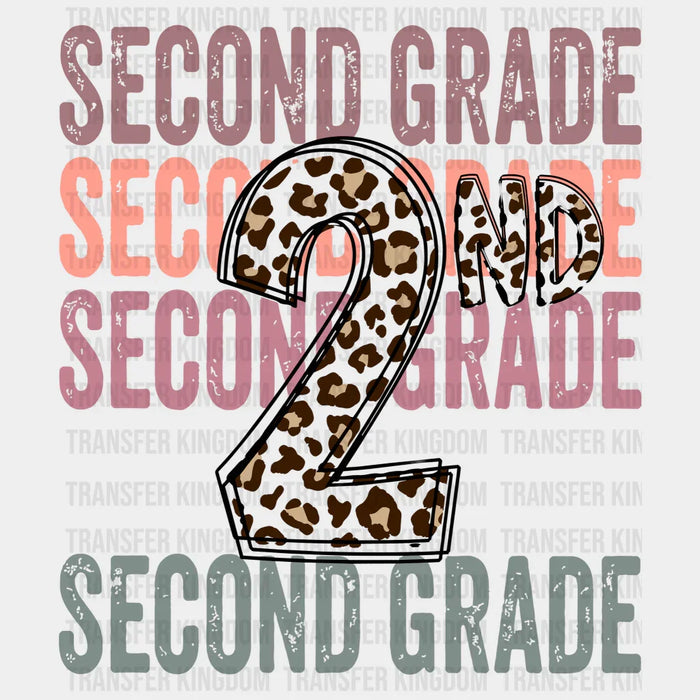 Second Grade 100 Days School Design - DTF heat transfer