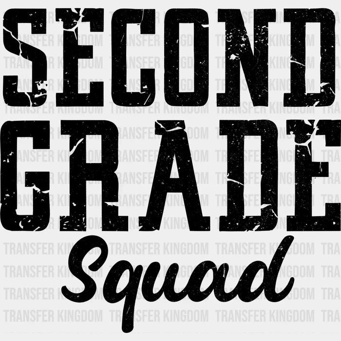 Second Grade Squad 100 Days Of School Design - DTF heat transfer