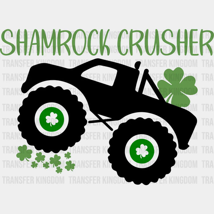 Shamrock Crusher Shamrock St. Patrick's Day Design - DTF heat transfer