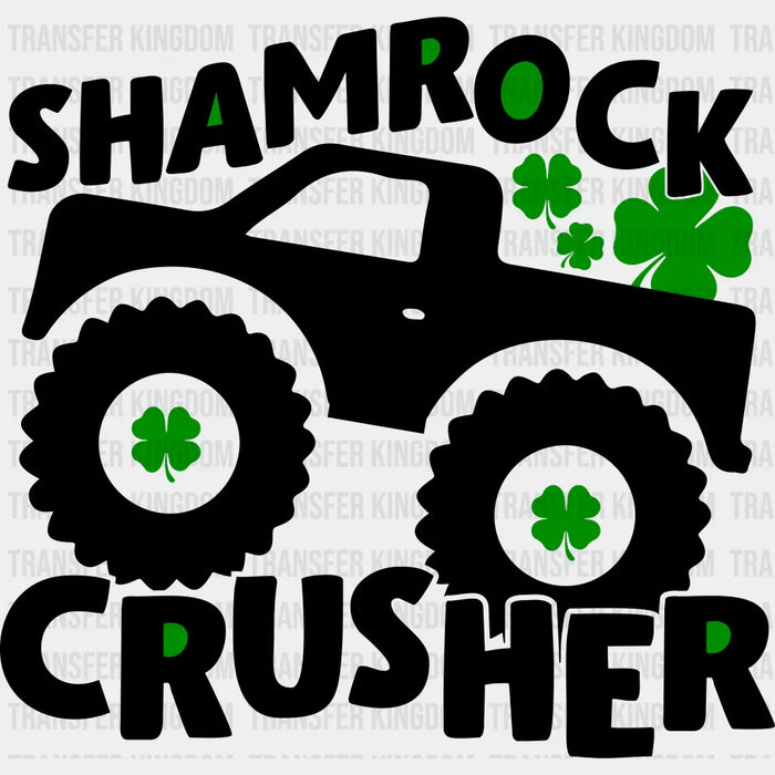 Shamrock Crusher St. Patrick's Day Design - DTF heat transfer