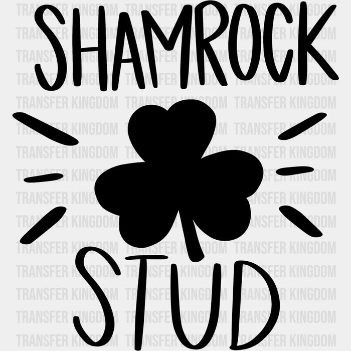 Shamrock Stud St. Patrick's Day Design - DTF heat transfer