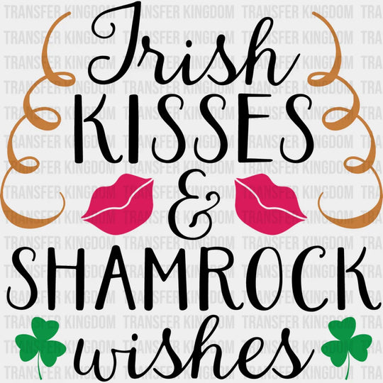 Shamrock Wishes St. Patrick's Day Design - DTF heat transfer - Transfer Kingdom