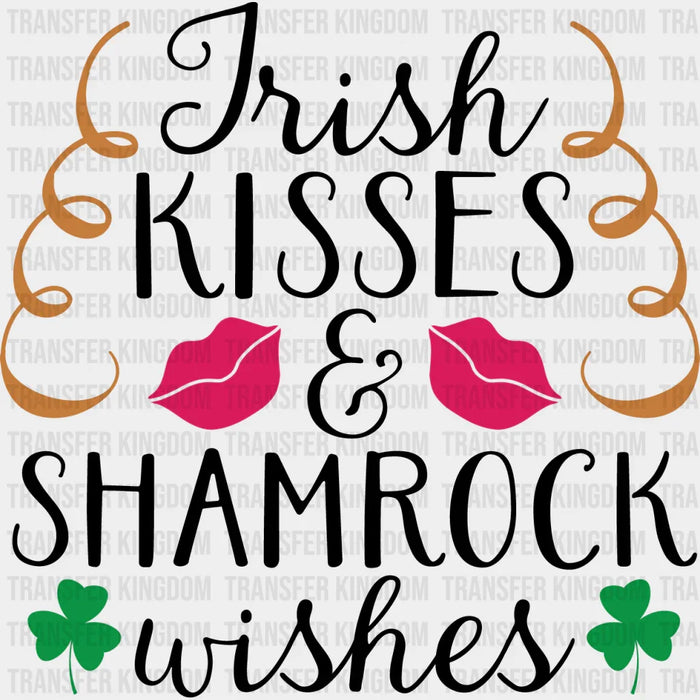 Shamrock Wishes St. Patrick's Day Design - DTF heat transfer