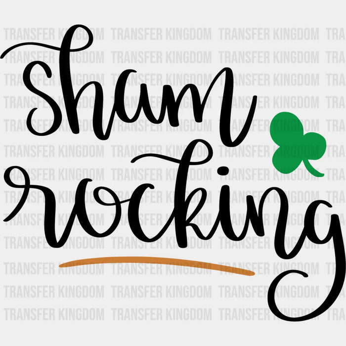 ShamRocking St. Patrick's Day Clover Design - DTF heat transfer