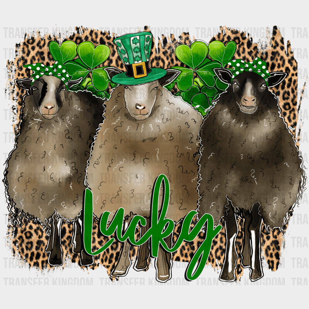 Sheep St. Patrick's Day Design - DTF heat transfer - Transfer Kingdom