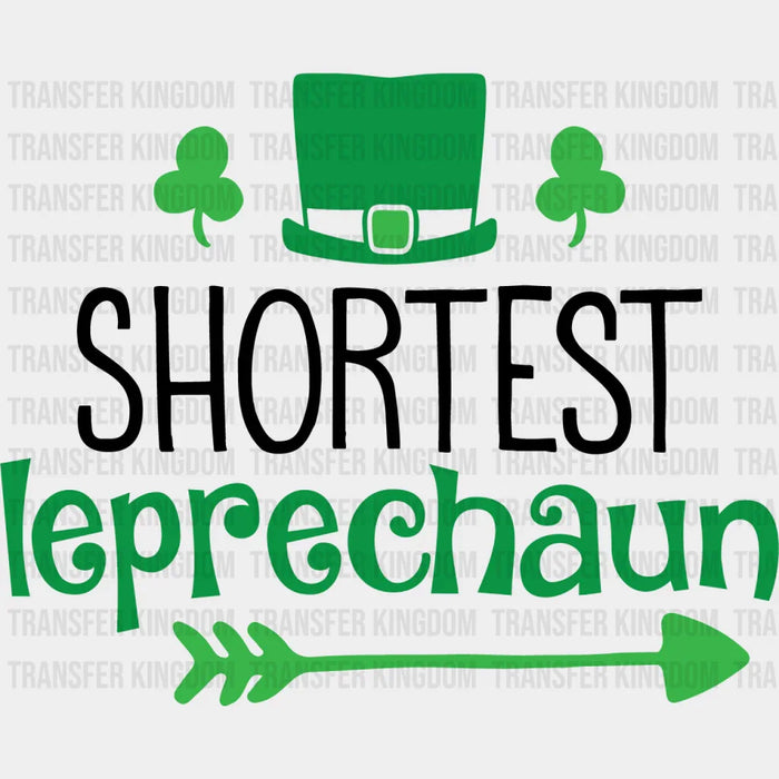 Shortest Leprechaun St. Patrick's Day Design - DTF heat transfer