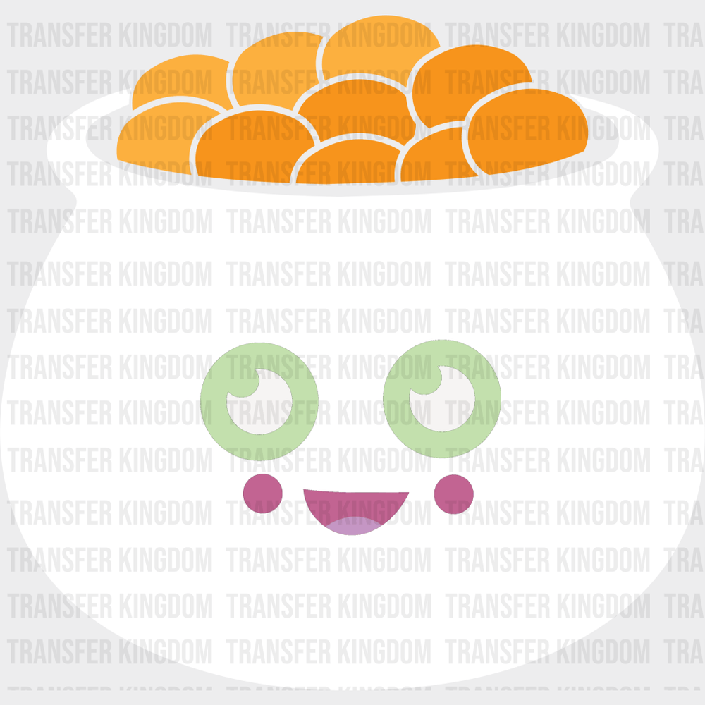 Smiley Pot Of Gold St. Patrick's Day Design - DTF heat transfer - Transfer Kingdom