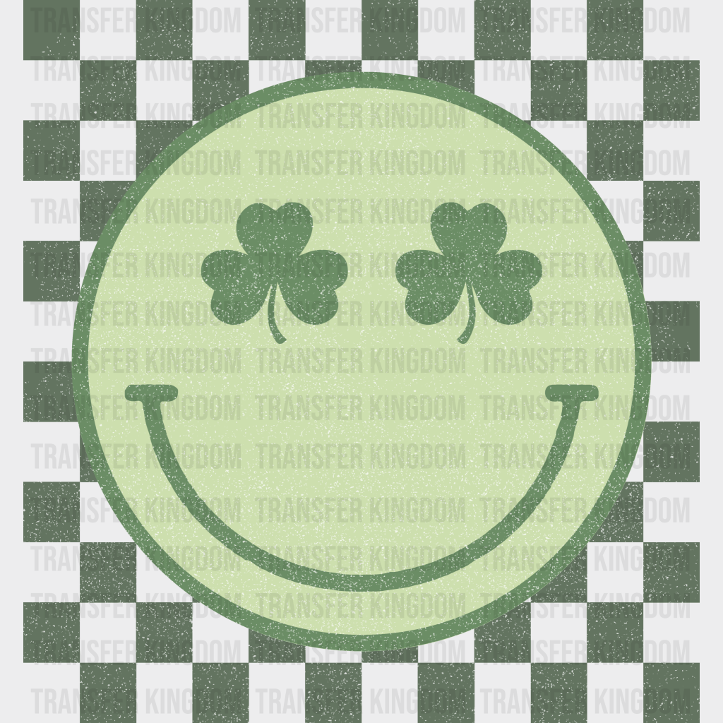 Smiley St. Patrick's Day Design - DTF heat transfer - Transfer Kingdom