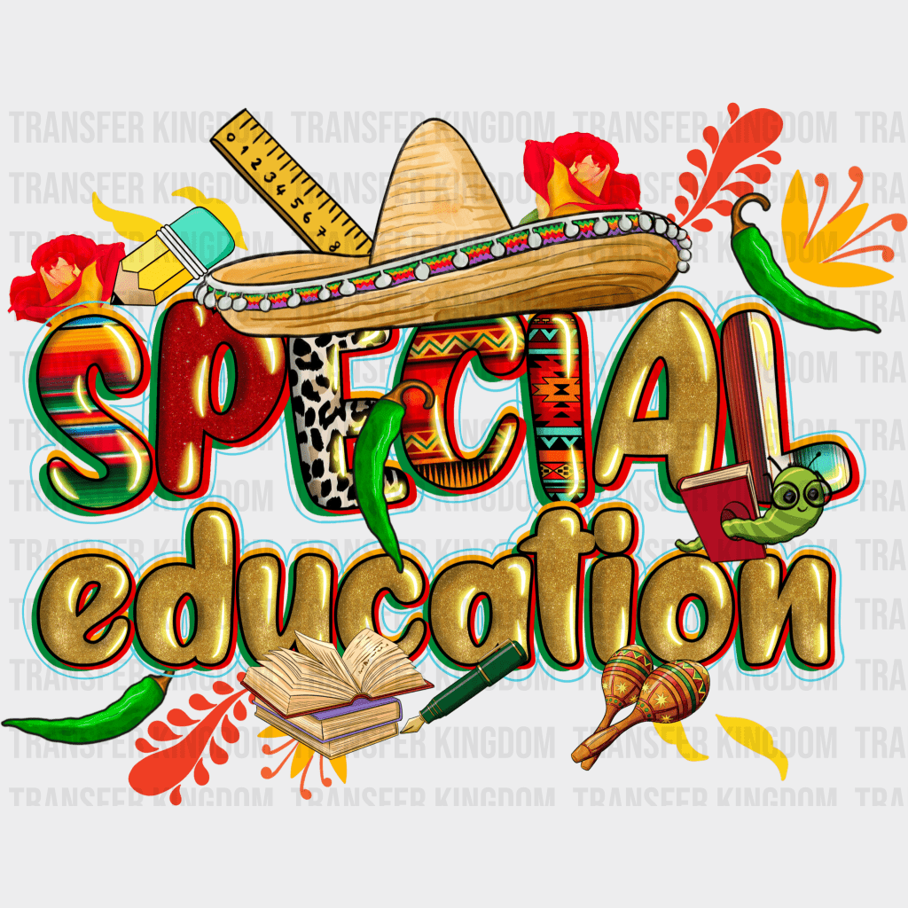 Special Education - Cinco De Mayo DTF heat transfer - Transfer Kingdom